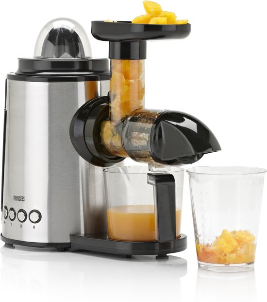 Princess 202042 Juice Center in gebruik Princess Juice Center slowjuicer