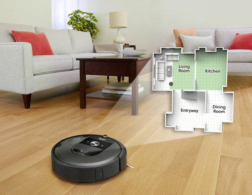 iRobot Roomba i7+ mapping