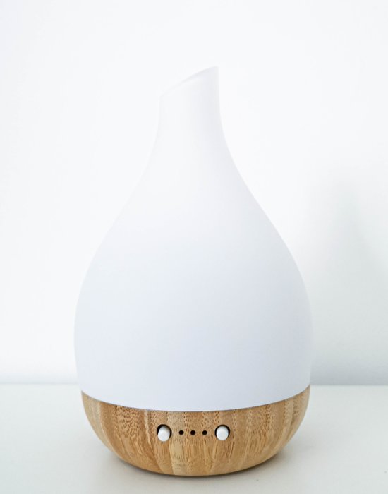 Aroma diffuser Nature© ultrasonische vernevelaar van écht bamboe